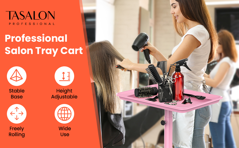 TASALON salon tray cart