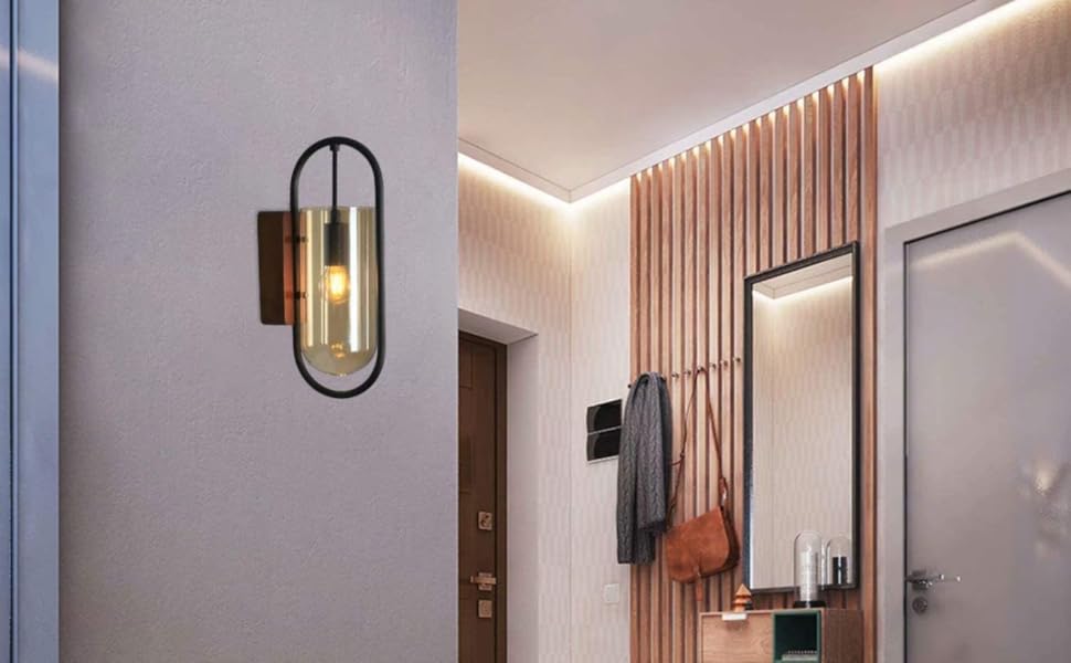 Amazon.co.jp : ブラケットライト 玄関灯 ポーチライト ガラス