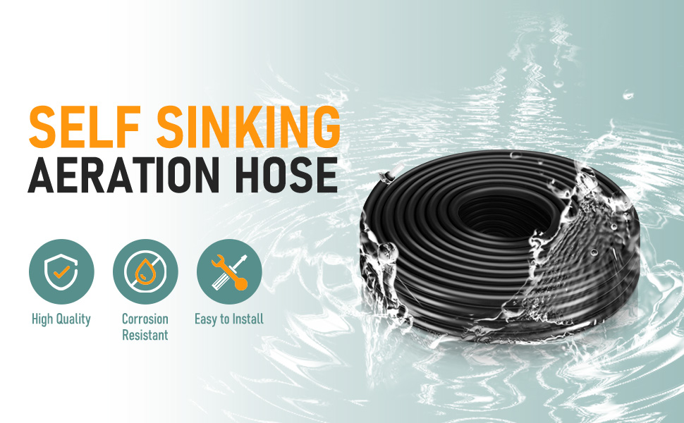 CETIVENO100 feet Self Sinking Aeration Hose，Contractor