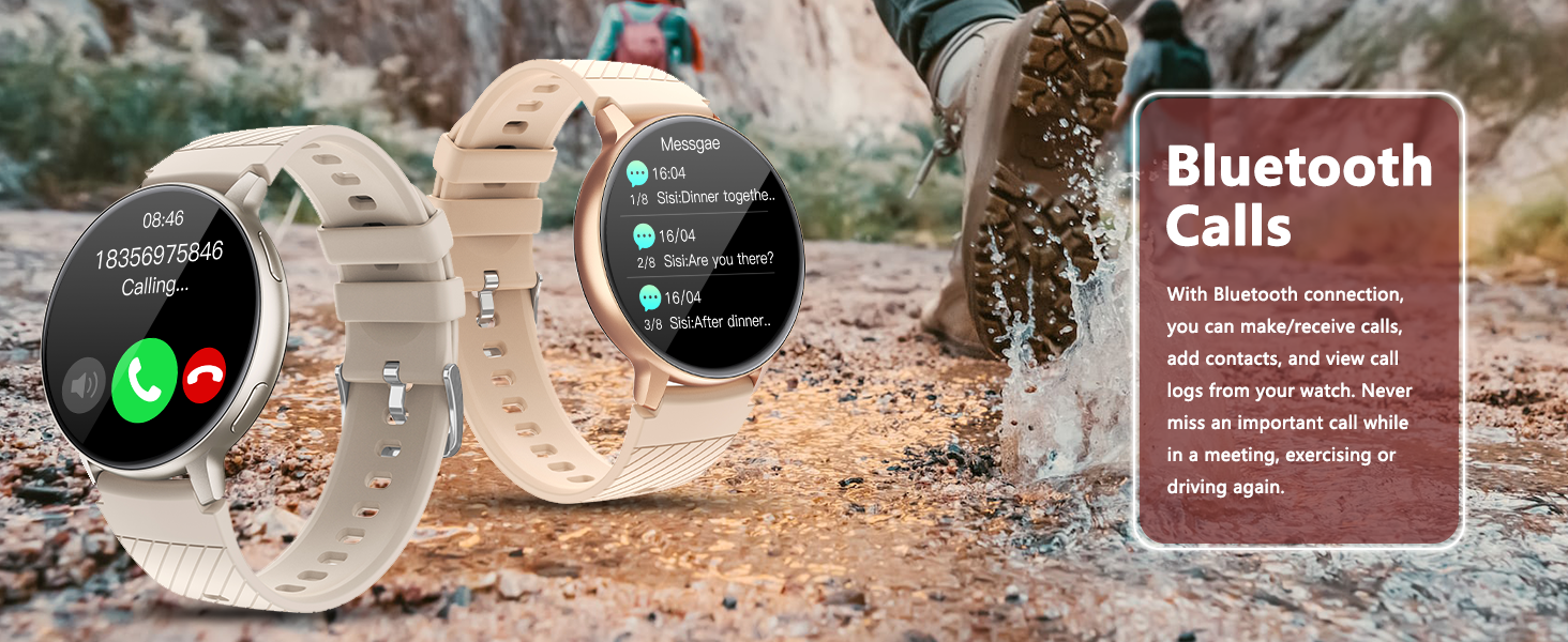 Smart Watch for Women Men, (Answer/Make Calls) Smartwatch for Android and iOS Phones