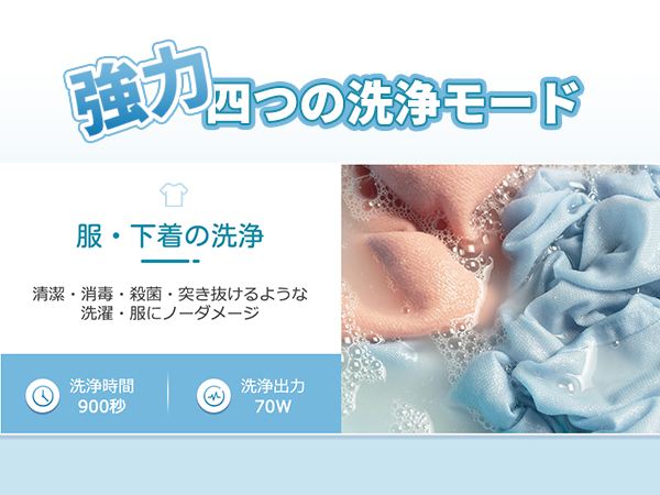 Amazon.co.jp: Mxmoonant 超音波ミニ洗濯機 洗浄クリーナー 超音波