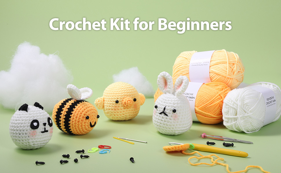 panda crochet kit-
