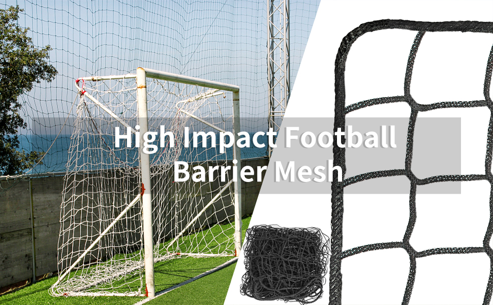 AKOZLIN Soccer Backstop Net 10×10ft Full Size Sports Practice Barrier