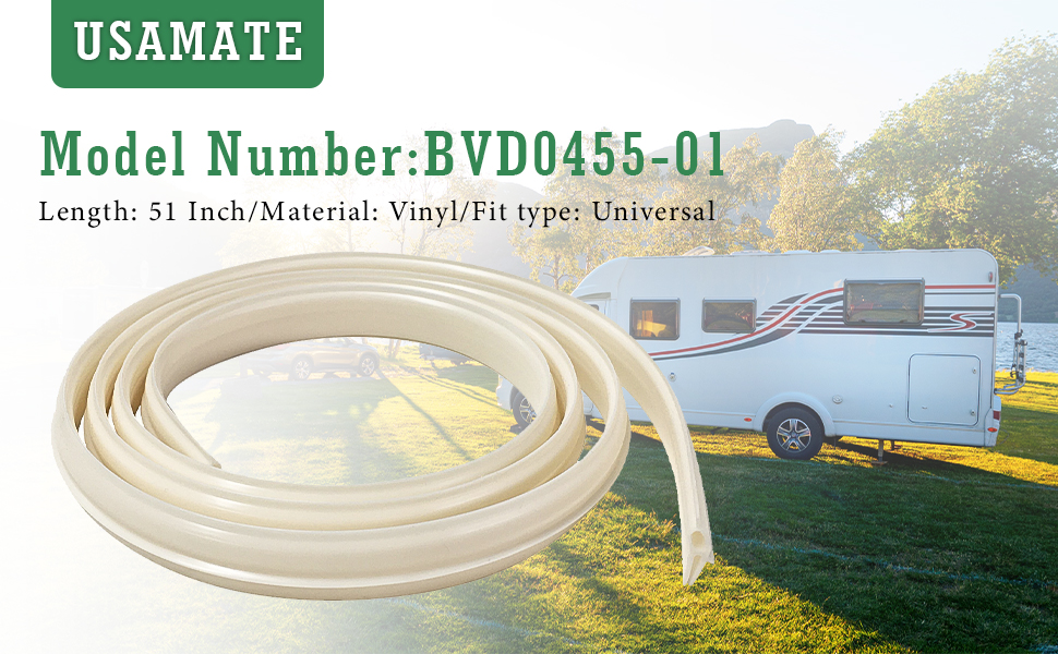 RV Roof Vent Seal BVD045501 Vinyl Seal 51" RV Seal