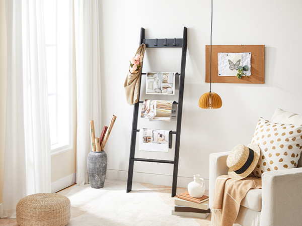 Amazon.com: HOOBRO Blanket Ladder for Living Room and Bedroom, 5 ...