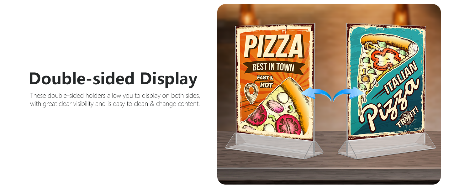 Acrylic Sign Holder 8.5x11-7