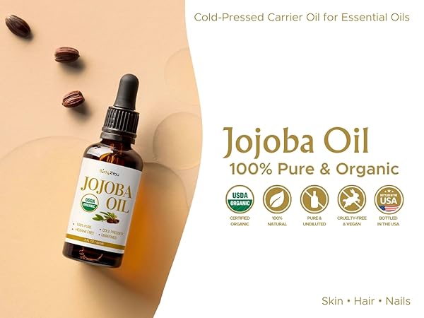 ボディ・フェイスケア JOBA Amazon.com: BodyJ4You Organic Jojoba Oil for Skin - USDA