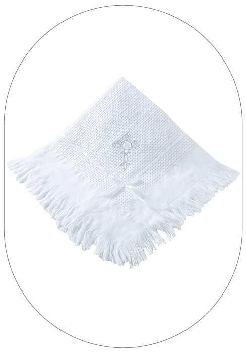 White Baby Blanket Shawl 