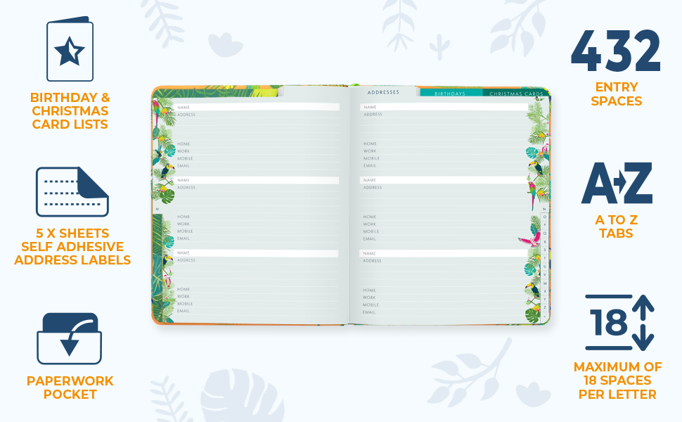 Amazon.com : Boxclever Press Address Book. Large Address Book ...