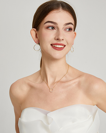 Mosanshinee 1CT Moissanite Engagement Ring for Women D