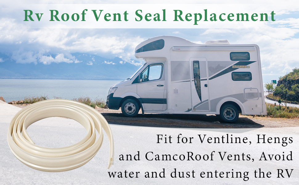 RV Roof Vent Seal BVD045501 Vinyl Seal 51" RV Seal