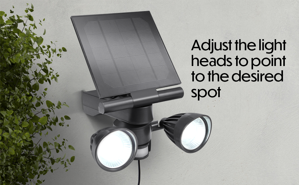 Wasserstein Blink Floodlight & Solar Panel Charger, Motion