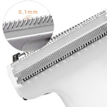 body hair remover flat head double side cut blade close and quick shave body hair epilator