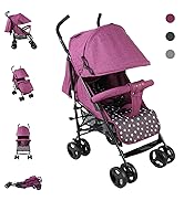 Lila Kinderwagen