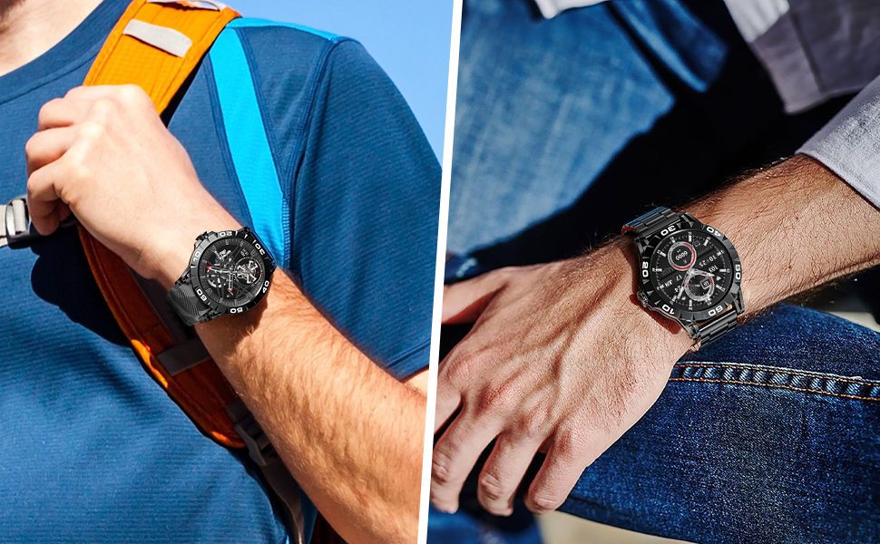 LIGE Reloj Inteligente para Hombre