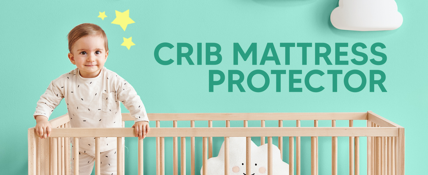 Utopia Bedding Waterproof Crib Fitted Mattress Protector (Pack of 2