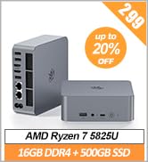 Amazon.com: Beelink Mini PC, AMD Ryzen 7 5825U(8C/16T, Up to
