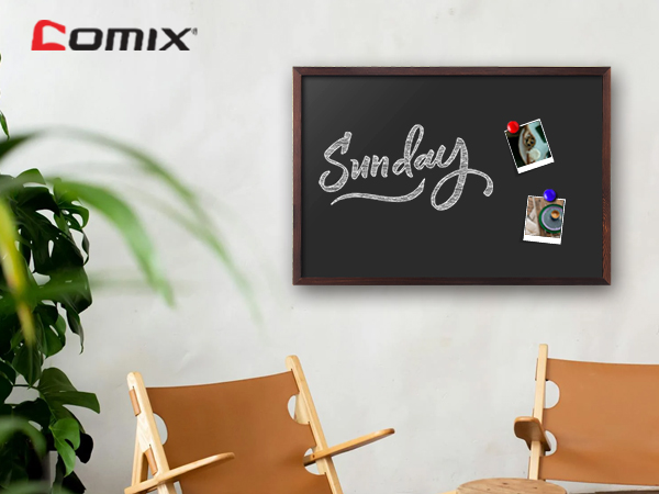 Amazon.com : Comix Magnetic Chalkboard, 36 x 24 Inches