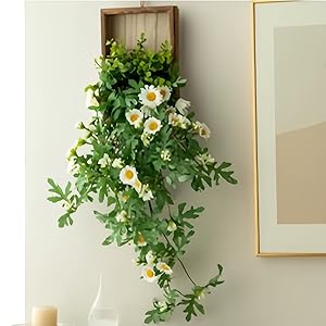 Amazon｜フェイクグリーン デイジーカメの葉ウォールグリーン