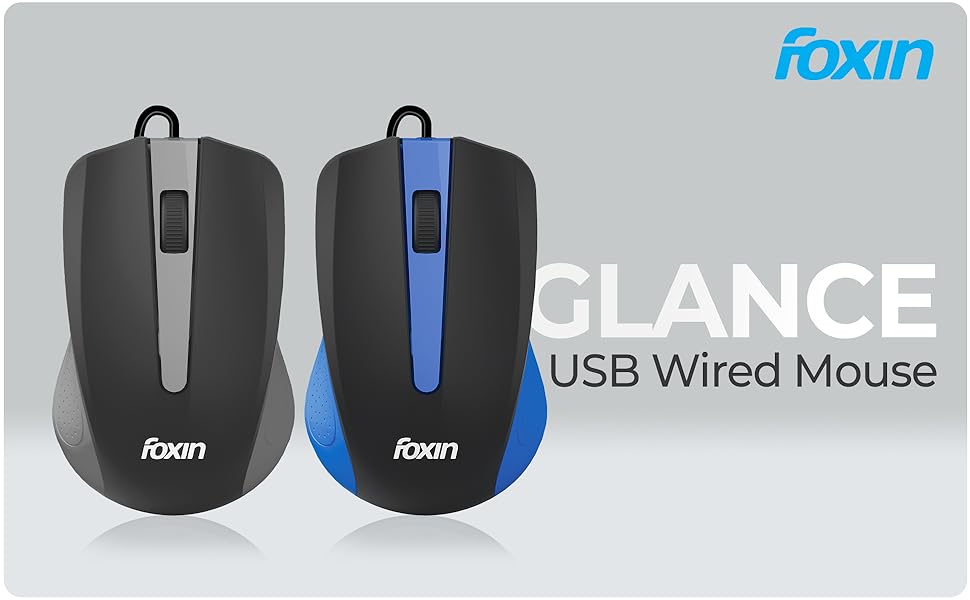 Foxin Glance Wired Mouse