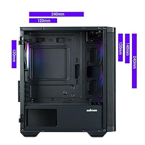 zalman m4 gaming pc case