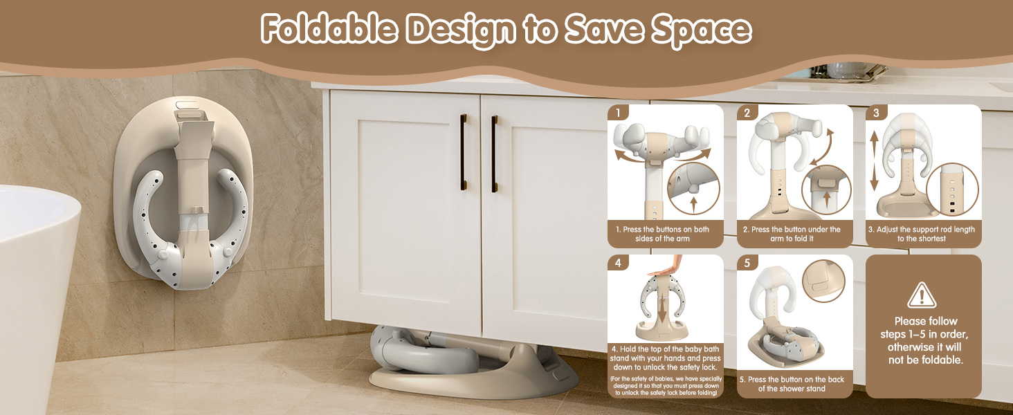baby bath stand