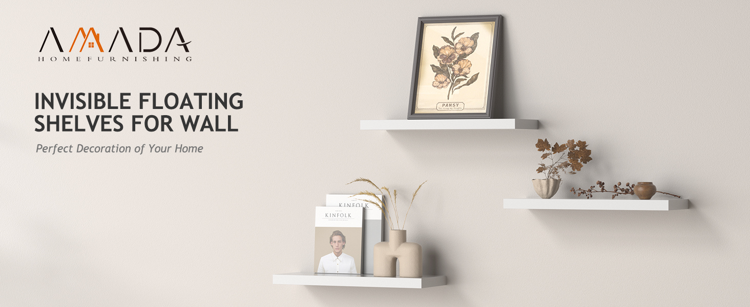 AMADA HOMEFURNISHING Floating Shelves, Wall Shelves for