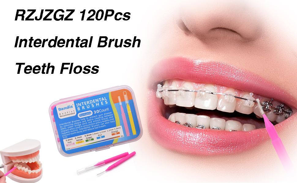  Interdental Brush Teeth Floss