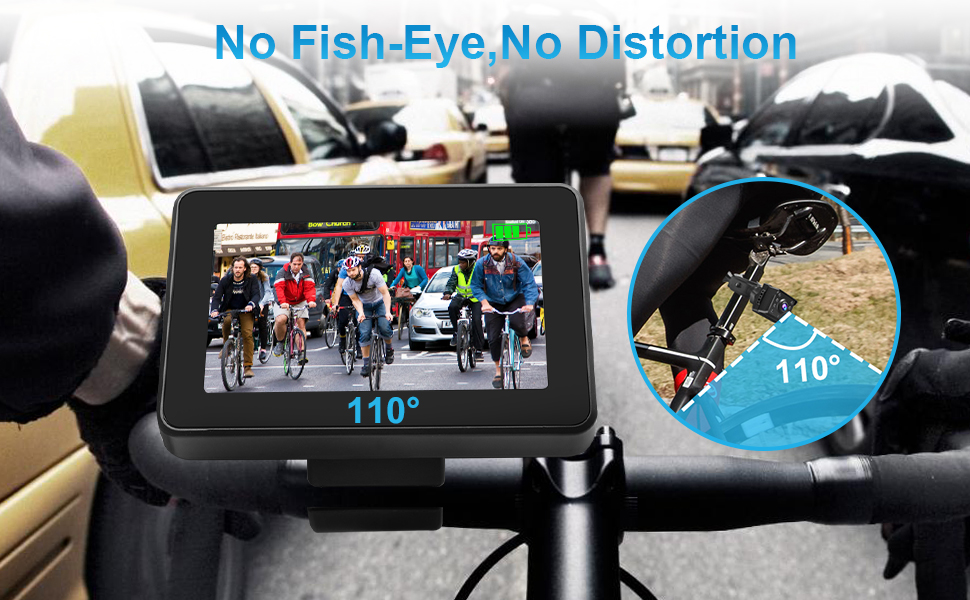 PARKVISION 1080P Bike Mirror Camera,Rear View Mirror Camera For Bicycle