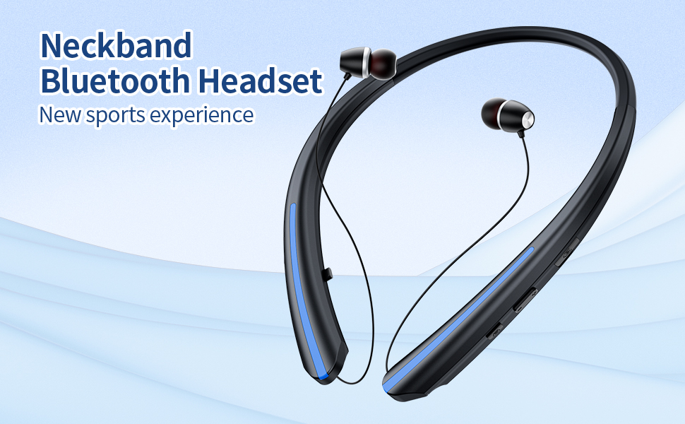  Neckband Bluetooth Headphones