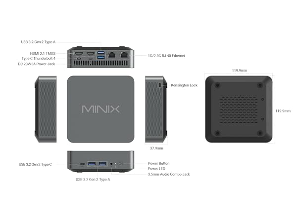 Amazon.co.jp: MINIX NEO NGC N512 ミニPC Windows 11 Pro、Intel i5