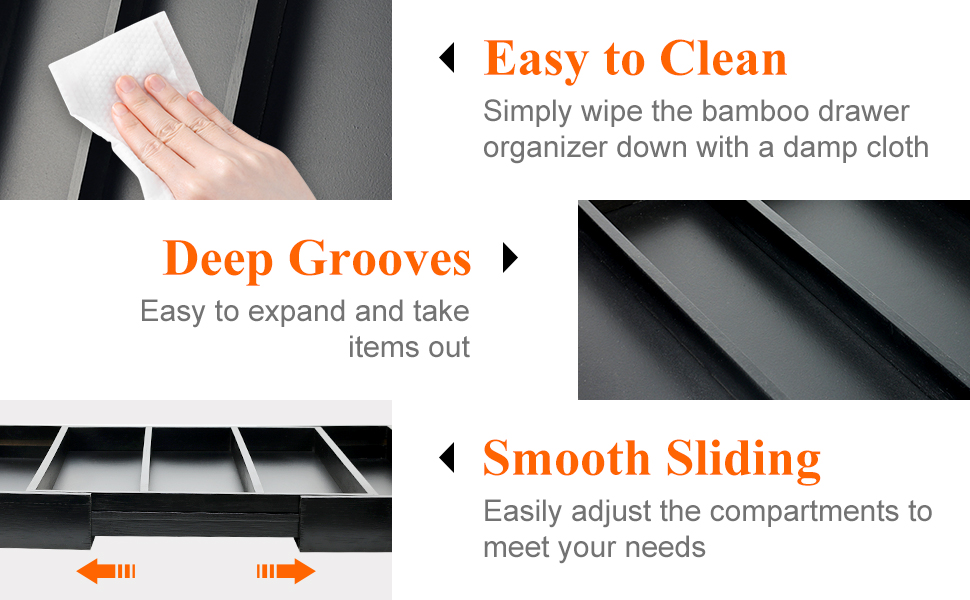 flatware organizer for drawer