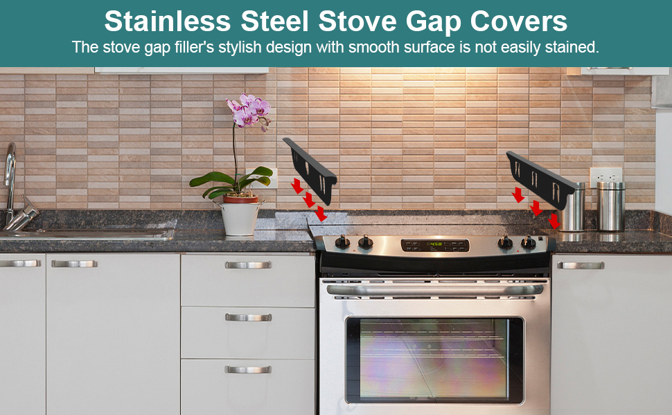 Stove Gap Covers Stainless Steel, Stove Gap Filler Oven