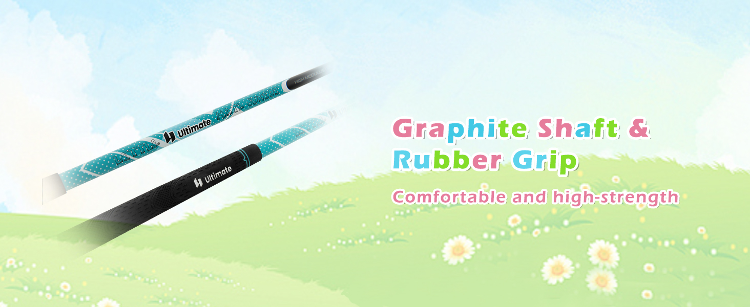 Graphite Shaft & Rubber Grip