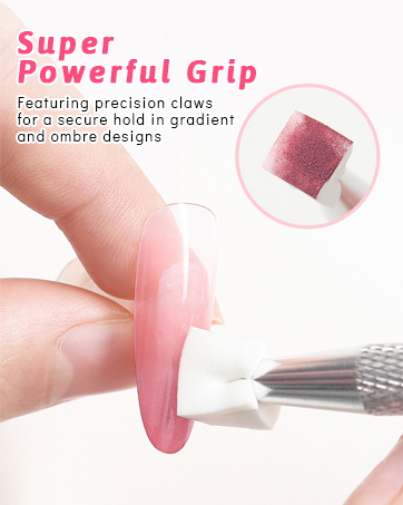 easy patting and dabing for gradient ombre nails
