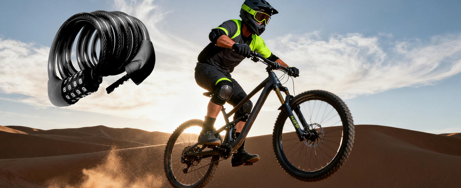 Four-digit black car lock