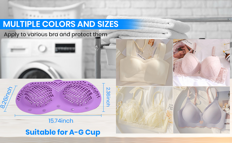 Bra Washing Bags for Laundry, LDJRCP Silicone Delicates Bag
