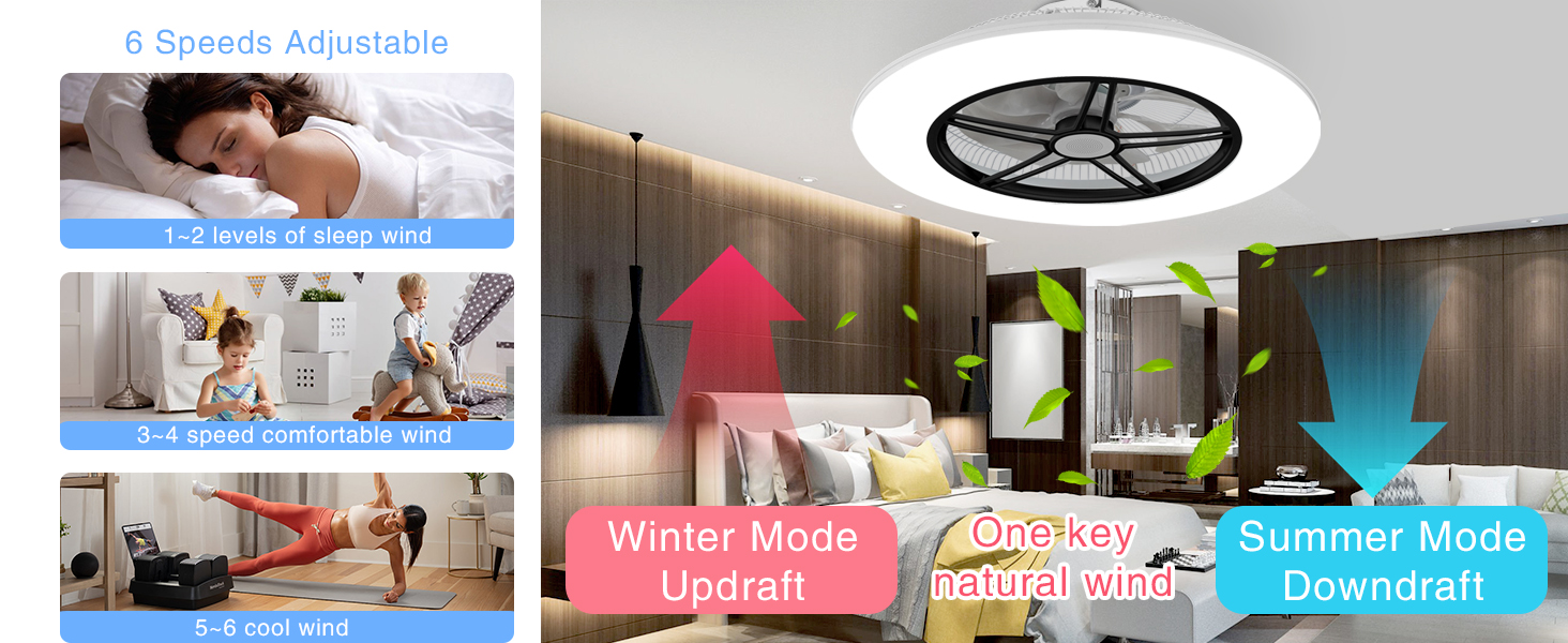 ceiling fans with lights low profile