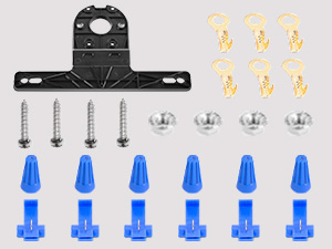 Square LED Trailer Light Kit Stop Turn Tail Side Marker License Lamp