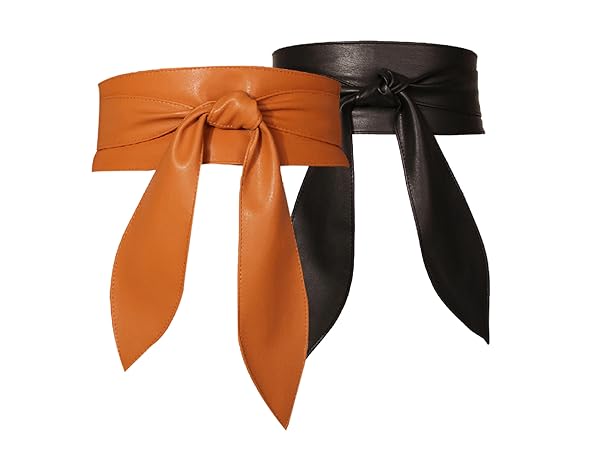 Earnda Womens Fashion Obi Belt Wrap Wide Cinch for Dress