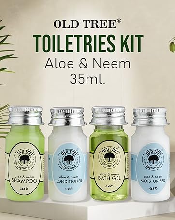Old Tree Aloevera 7 Neem Toiletries Kit 35ml.