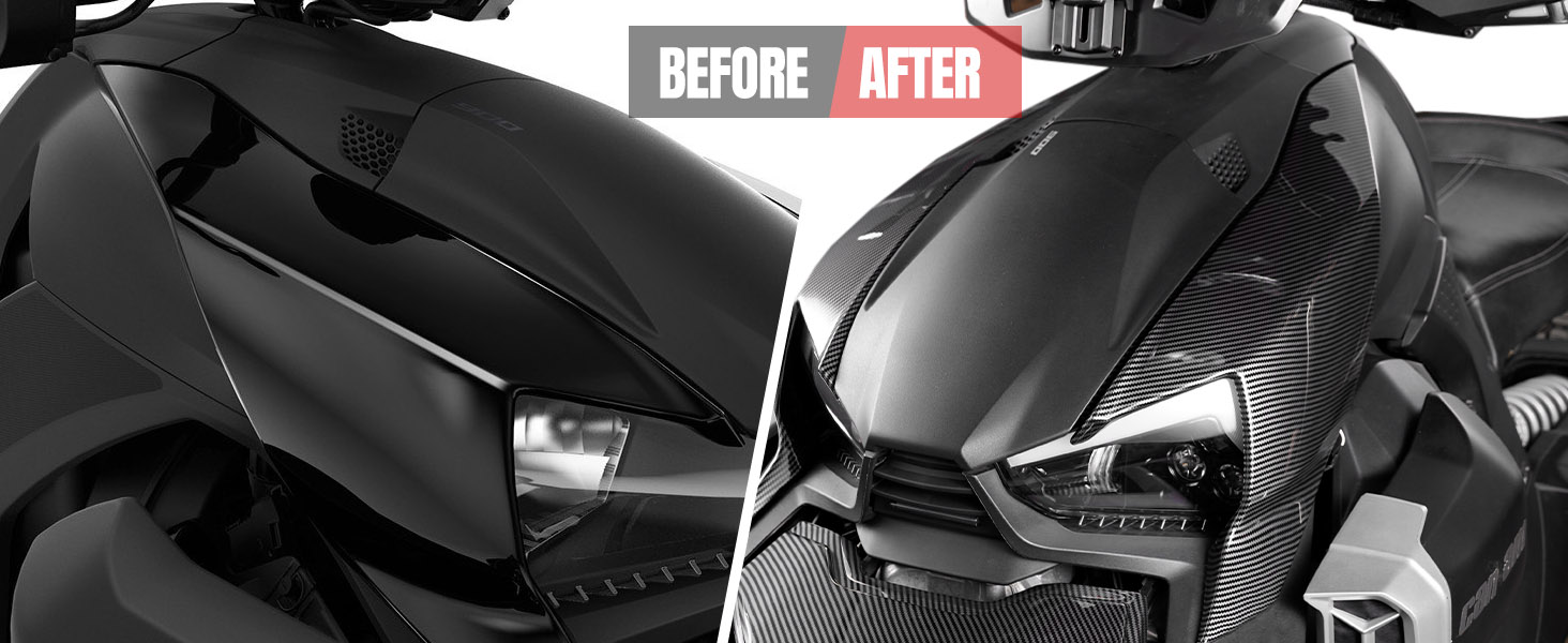 A & UTV PRO Fairing Panels Carbon Fiber Pattern for Can Am Ryker