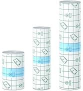 Emalla 3 Rolls Second Skin Tattoo Cover, Waterproof Tattoo Aftercare Bandage Breathable Tattoo Co...
