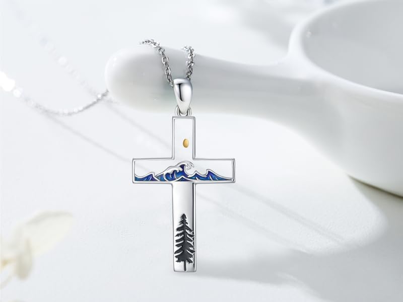 wave religious christian mustard seed necklace faith gifts