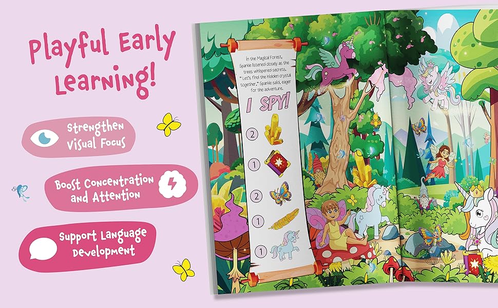 I Spy Unicorn Adventures: Find Unicorns, Princesses and Fairies on a ...