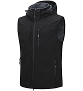 33,000ft Men's Lightweight Softshell Vest Outerwear Zip Up
