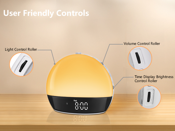 Amazon.com: Risop Sunrise Alarm Clock Sound Machine, Wake Up