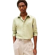 Tommy Hilfiger Long Sleeve Poplin Regular Fit, Men's Button Down Shirts, Also Available in Big an...