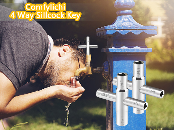 sillcock key,water key