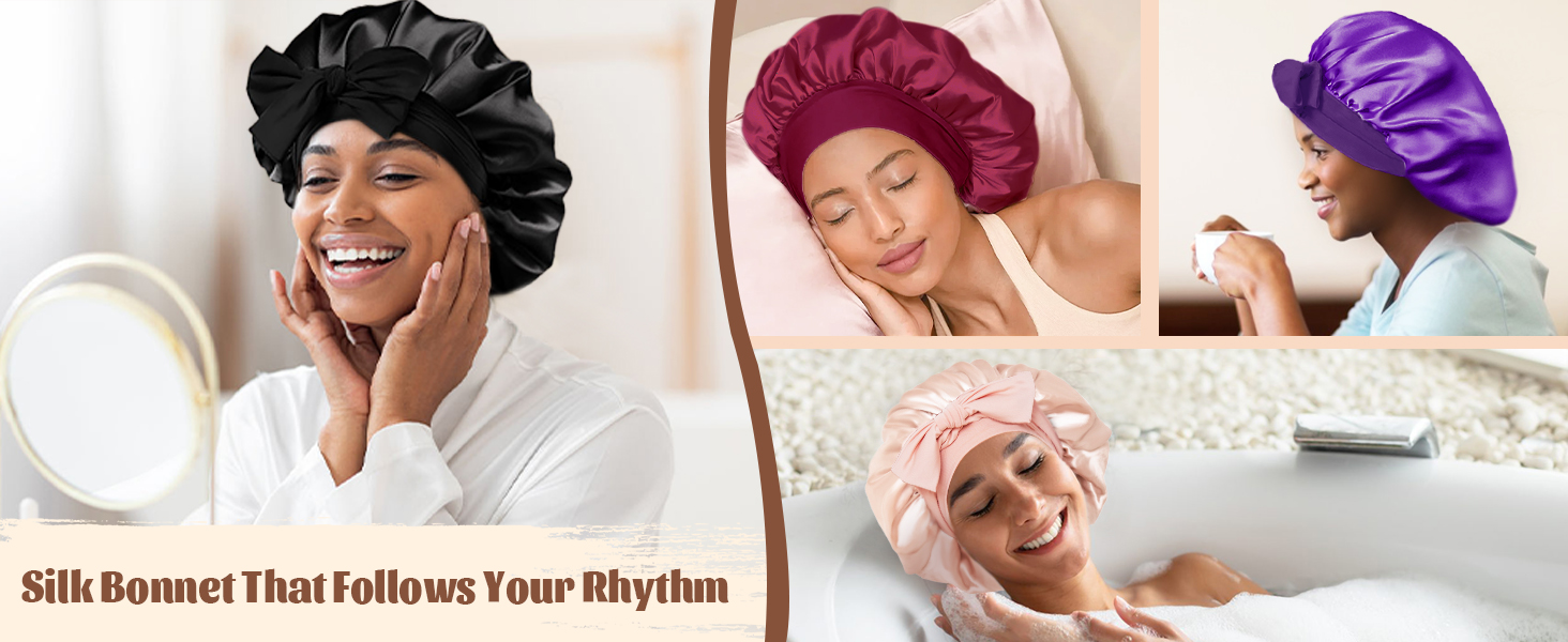 Sierghu Hair bonnets for sleeping